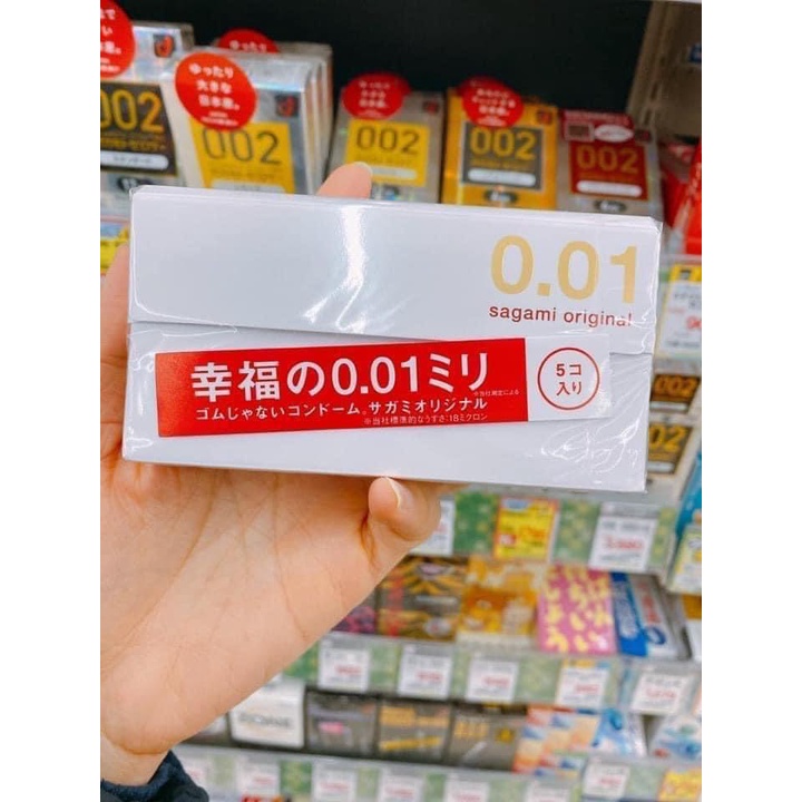 Bao cao su mỏng nhất thế giới Sagami 0,01