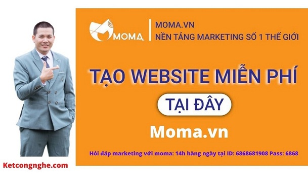 Thiết kế website miễn phí Trọn đời với 2 phút